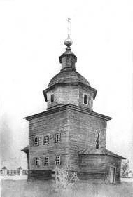 Деревянная церковь в Лохте.